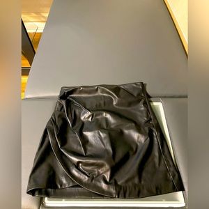 Zara Faux Leather Skirt